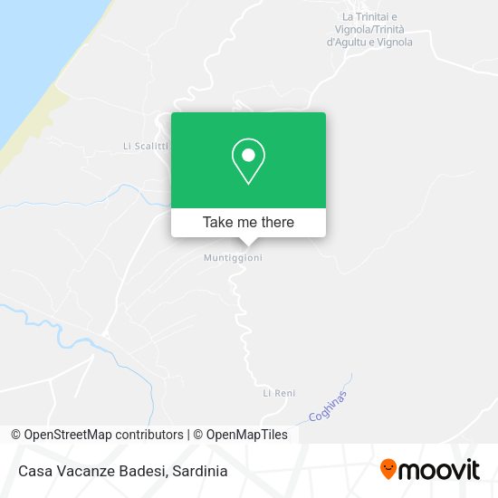 Casa Vacanze Badesi map