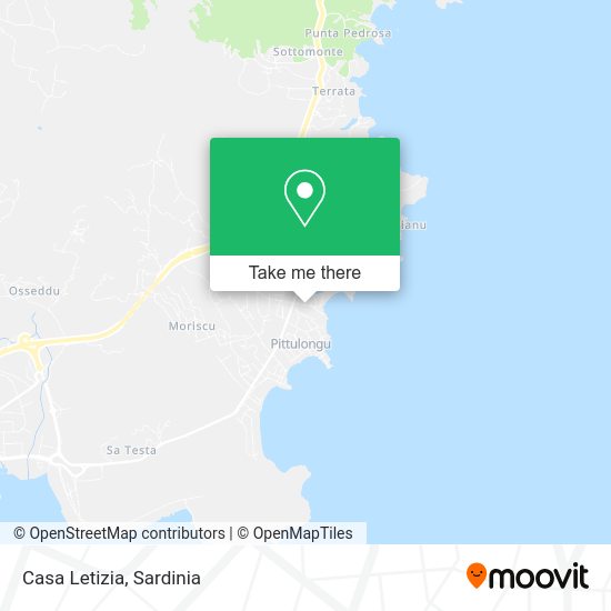 Casa Letizia map