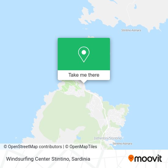 Windsurfing Center Stintino map