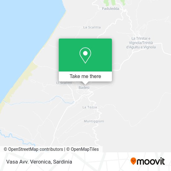 Vasa Avv. Veronica map