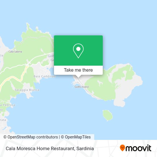 Cala Moresca Home Restaurant map