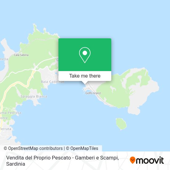 Vendita del Proprio Pescato - Gamberi e Scampi map