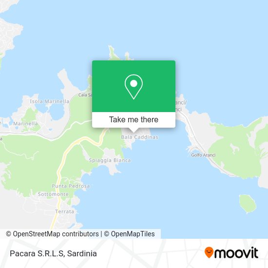 Pacara S.R.L.S map