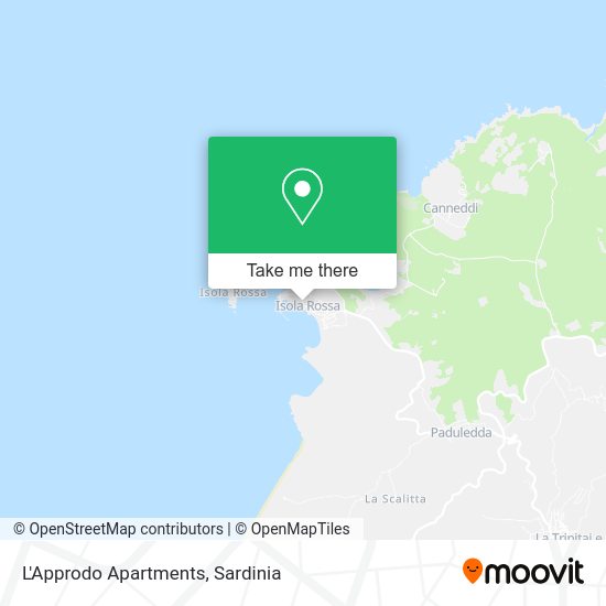 L'Approdo Apartments map