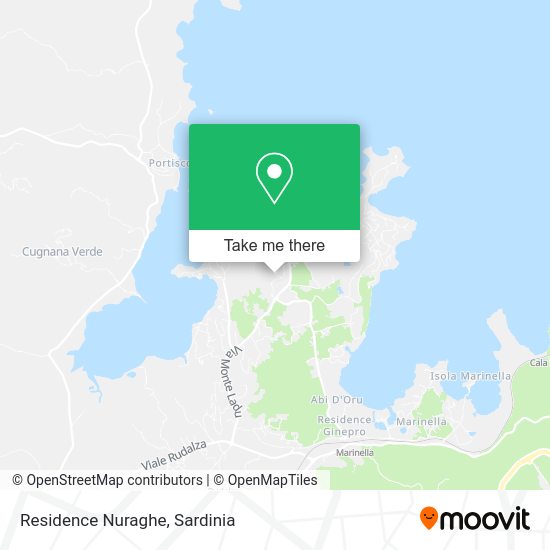 Residence Nuraghe map