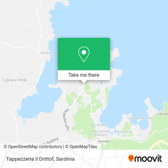 Tappezzeria il Drittof map