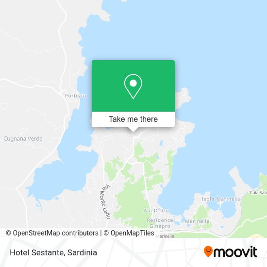 Hotel Sestante map