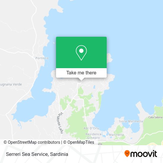 Serreri Sea Service map