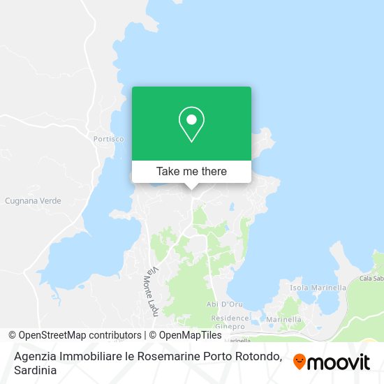 Agenzia Immobiliare le Rosemarine Porto Rotondo map