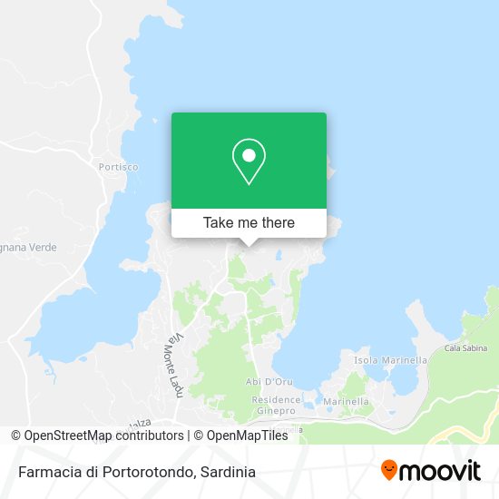 Farmacia di Portorotondo map