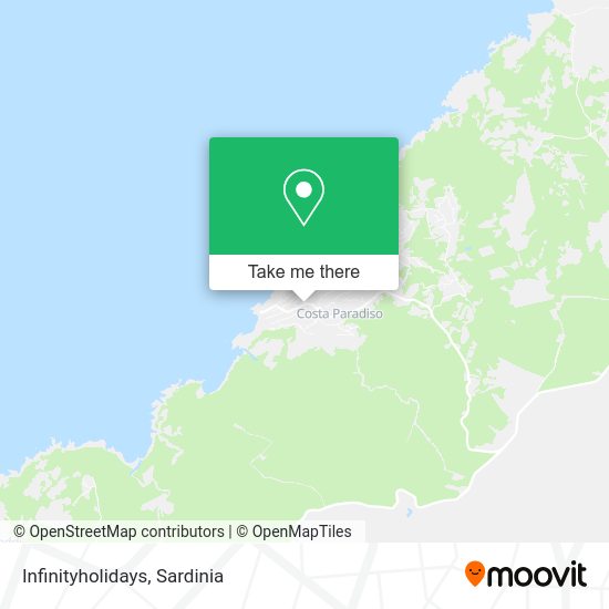 Infinityholidays map