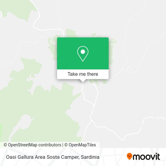 Oasi Gallura Area Sosta Camper map