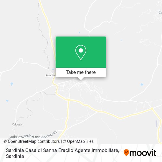 Sardinia Casa di Sanna Eraclio Agente Immobiliare map