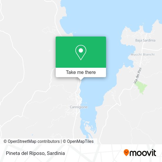 Pineta del Riposo map