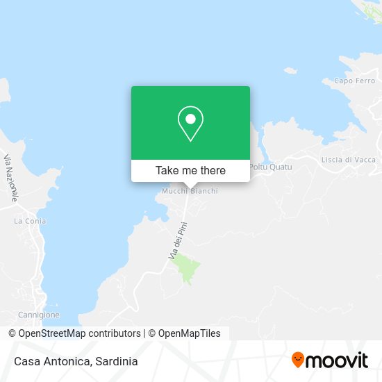 Casa Antonica map