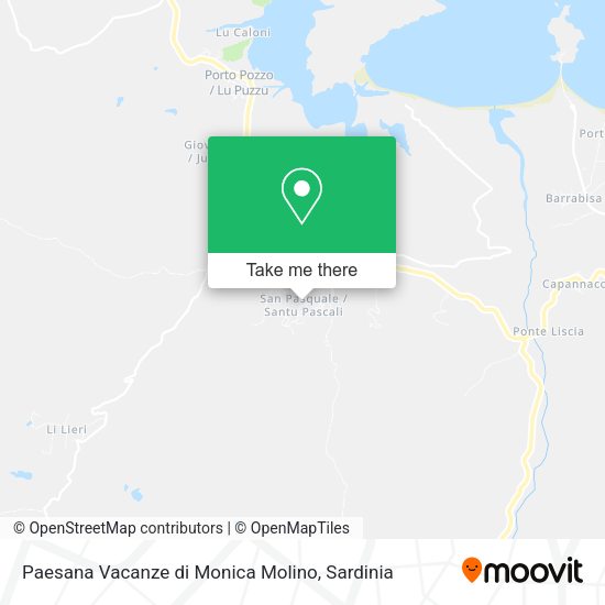 Paesana Vacanze di Monica Molino map