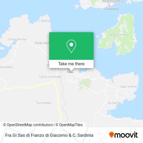 Fra.Gi Sas di Franzo di Giacomo & C map