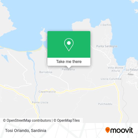 Tosi Orlando map