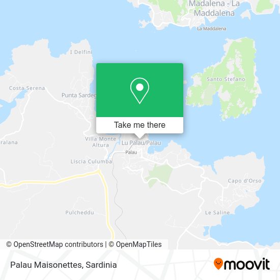 Palau Maisonettes map