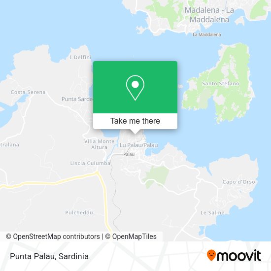Punta Palau map
