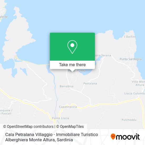 Cala Petralana Villaggio - Immobiliare Turistico Alberghiera Monte Altura map