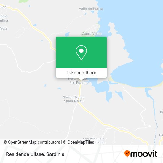 Residence Ulisse map
