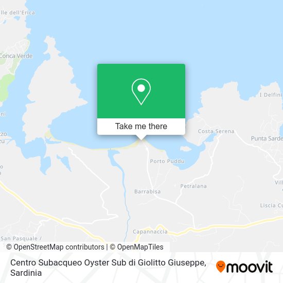 Centro Subacqueo Oyster Sub di Giolitto Giuseppe map