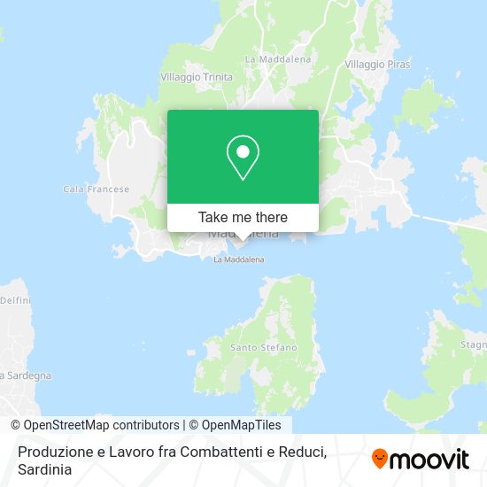 Produzione e Lavoro fra Combattenti e Reduci map