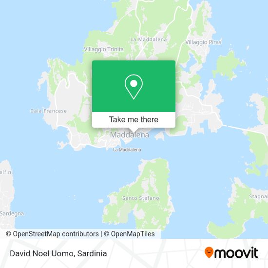 David Noel Uomo map