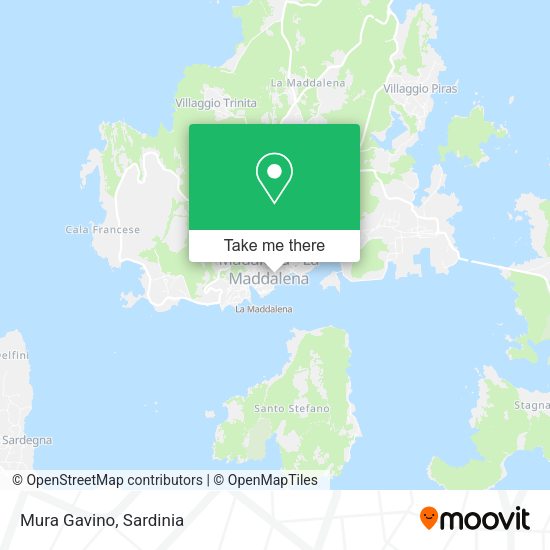 Mura Gavino map
