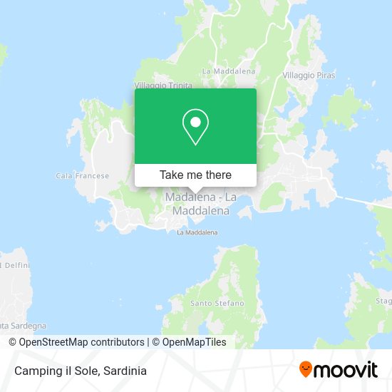 Camping il Sole map