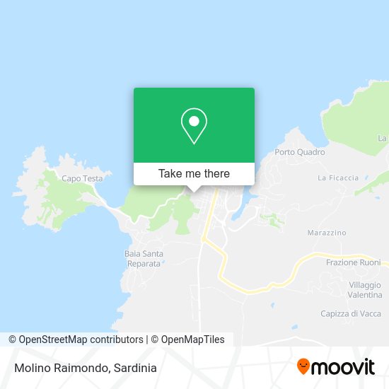 Molino Raimondo map