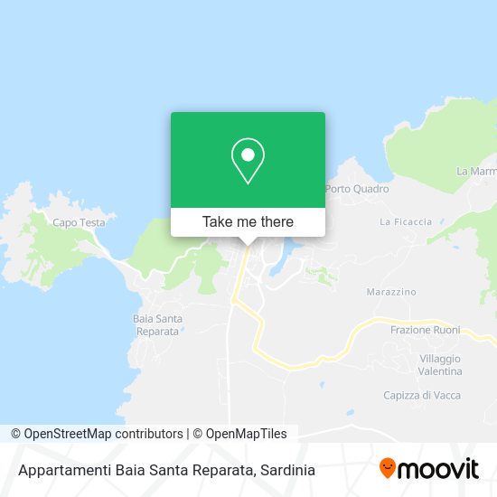 Appartamenti Baia Santa Reparata map