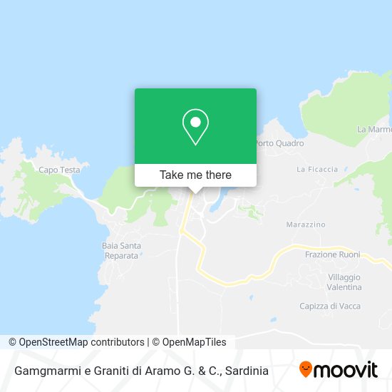 Gamgmarmi e Graniti di Aramo G. & C. map