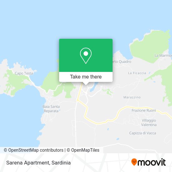 Sarena Apartment map