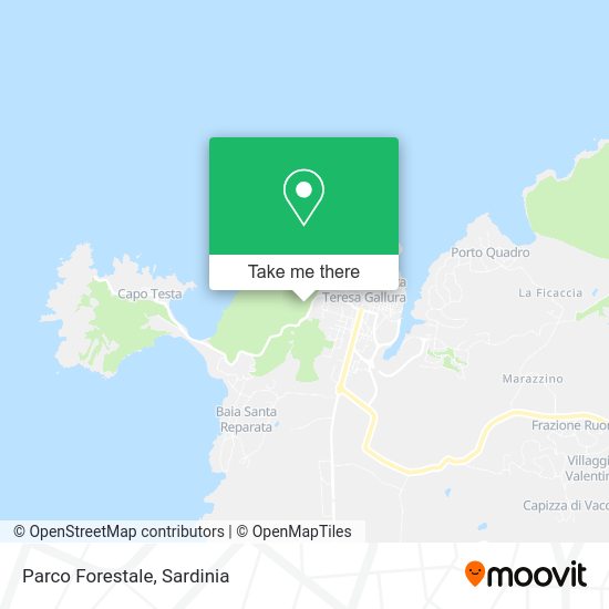 Parco Forestale map