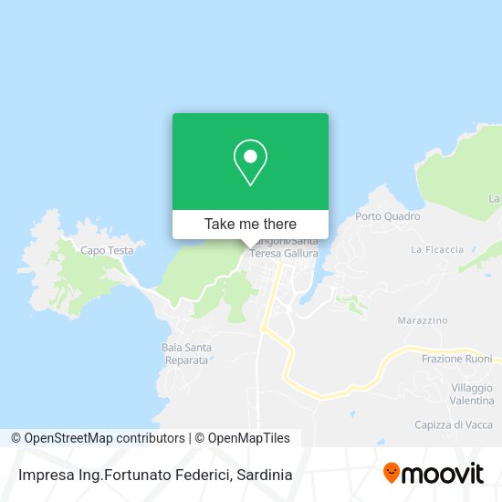 Impresa Ing.Fortunato Federici map