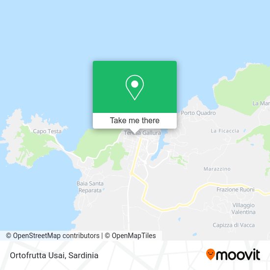 Ortofrutta Usai map