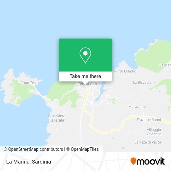 La Marina map