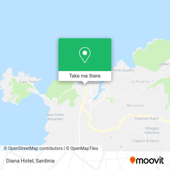 Diana Hotel map
