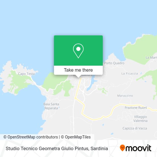 Studio Tecnico Geometra Giulio Pintus map