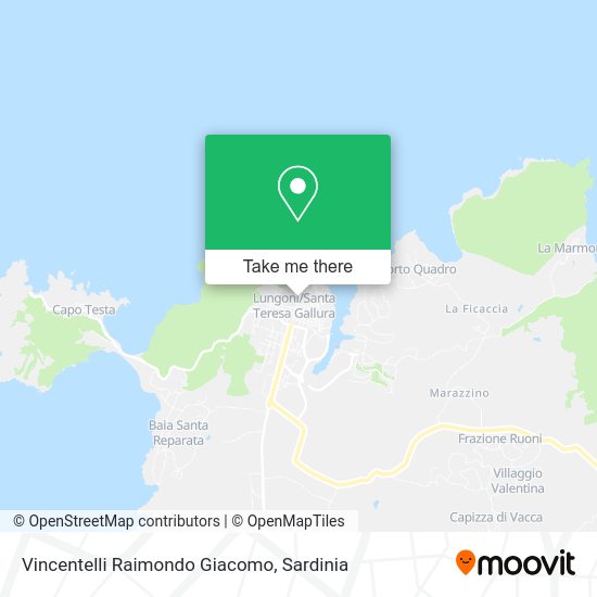 Vincentelli Raimondo Giacomo map