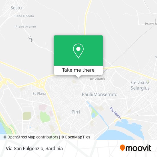 Via San Fulgenzio map
