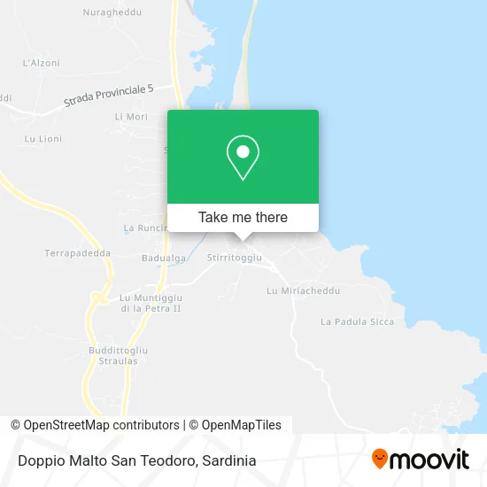 Doppio Malto San Teodoro map