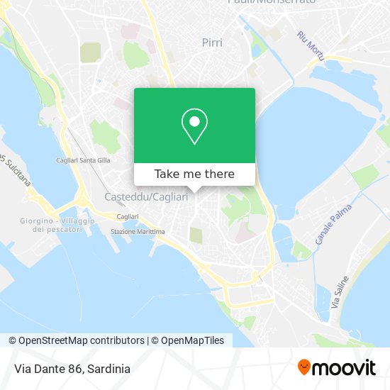 Via Dante 86 map