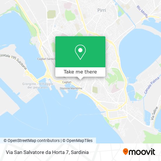 Via San Salvatore da Horta 7 map