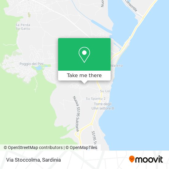 Via Stoccolma map