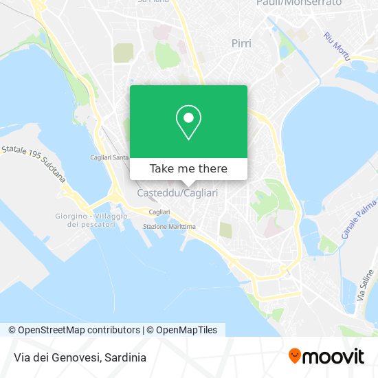 Via dei Genovesi map