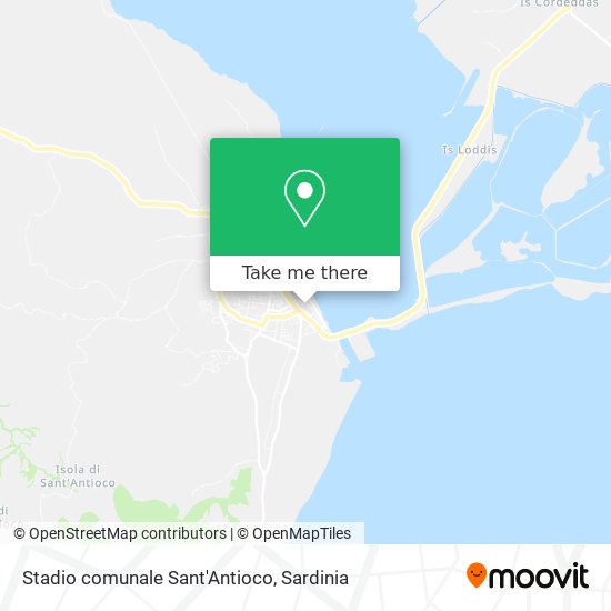Stadio comunale Sant'Antioco map
