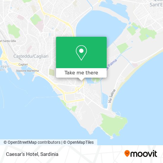 Caesar's Hotel map